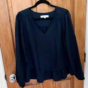 NWOT- Navy Blue Blouse